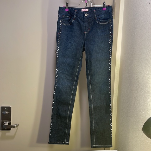 Exotic Women’s Blue Midrise Pants by Candies - Picture 2 of 12